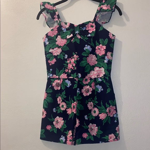 Janie and Jack Other - Janie and Jack size 12 girls floral Sleeveless Romper